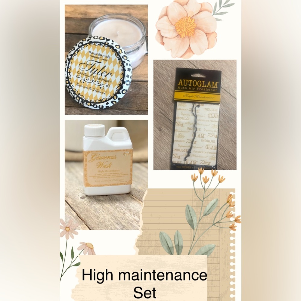 - ❤️High maintenance Set “Tyler Candles”❤️
